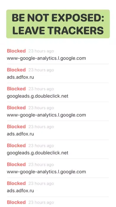 Captures d'écran de Avocado: privacy assistant
