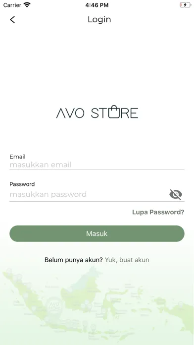 Ảnh chụp màn hình của Avo Store App