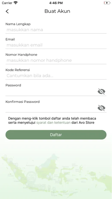 Ảnh chụp màn hình của Avo Store App