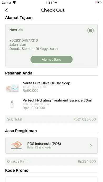 Ảnh chụp màn hình của Avo Store App