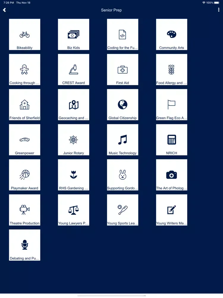 The Sherfield AVP Diploma iPad 應用截圖