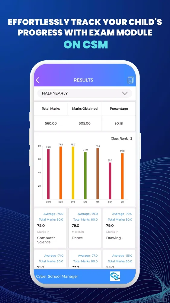 Cyber School Manager Screenshots