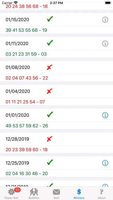 Zrzuty ekranu iPowerBuddy