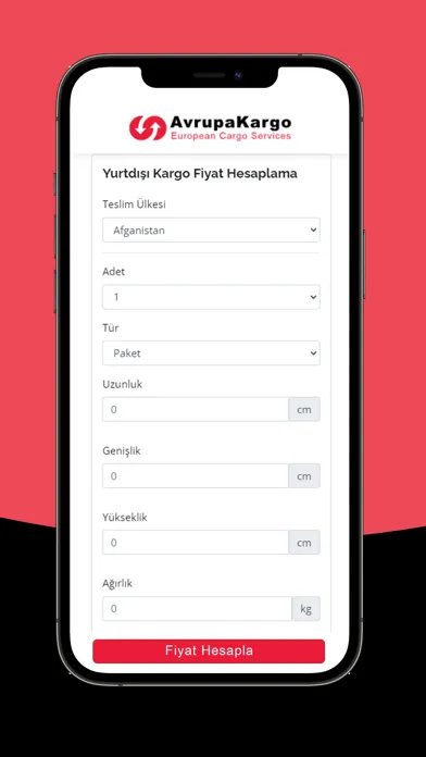 Zrzuty ekranu Avrupa Kargo