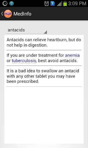 Homeopathic Quick Reference Screenshots