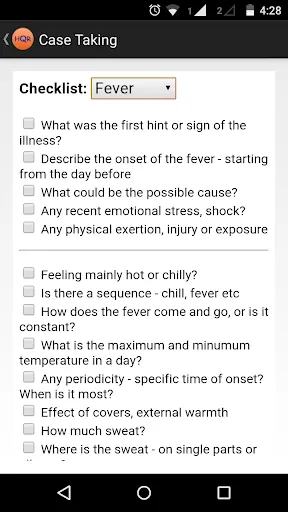 Homeopathic Quick Reference Screenshots