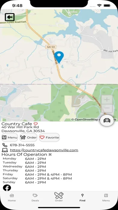Скриншоты Country Cafe Dawsonville