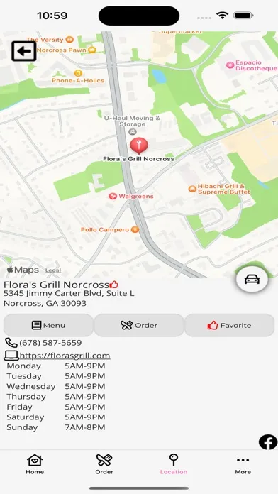 Floras Grill 스크린샷