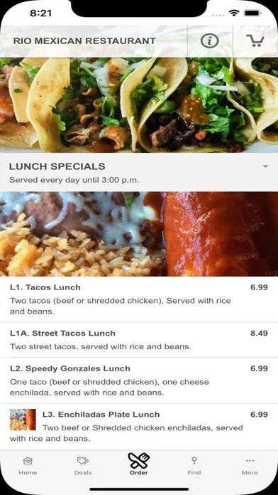 Screenshot di Rio Mexican Restaurant