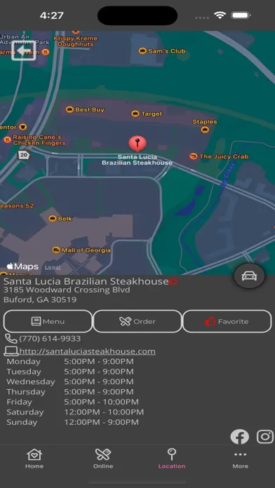 Captures d'écran de Santa Lucia Steakhouse