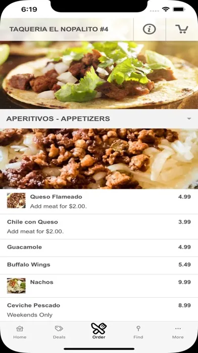 Taqueria El Nopalito স্ক্রিনশট