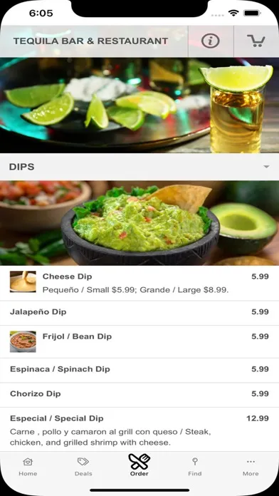 Tequila Bar and Restaurant Screenshots