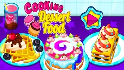 Cooking Dessert Food-Girl Game應用截圖