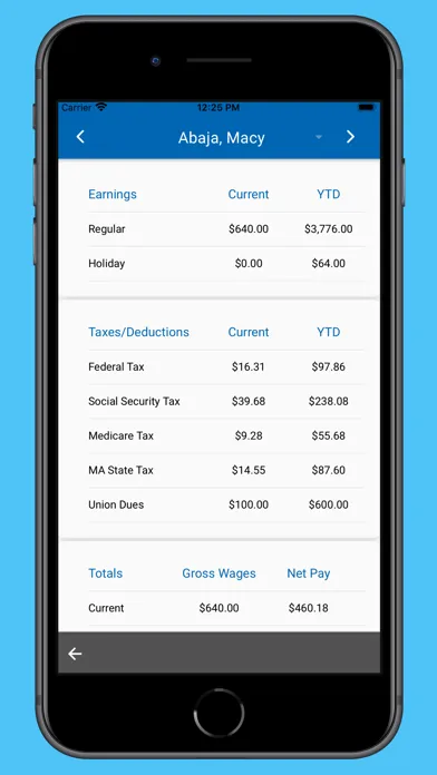 Capturas de pantalla de Payroll Relief