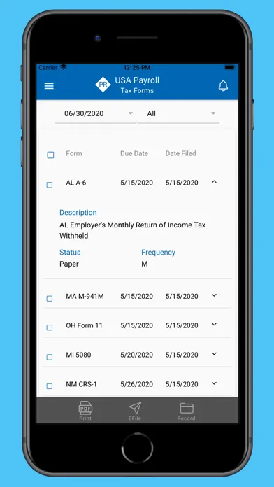 Capturas de pantalla de Payroll Relief