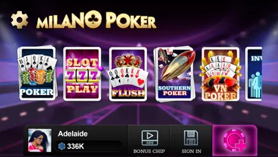 Milano Poker: Tien Len & Ta La سکرین شاٹس