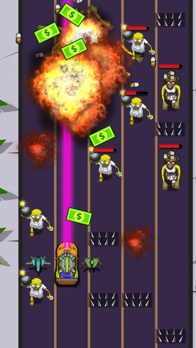 Zombie Car - fast gun shooting Ekran Görüntüleri