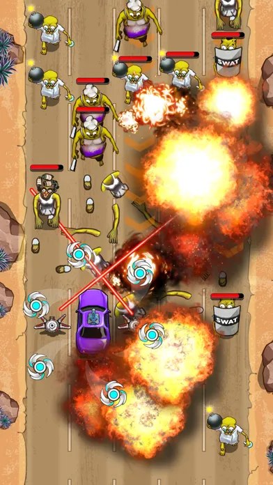 Zombie Car - fast gun shooting Ekran Görüntüleri