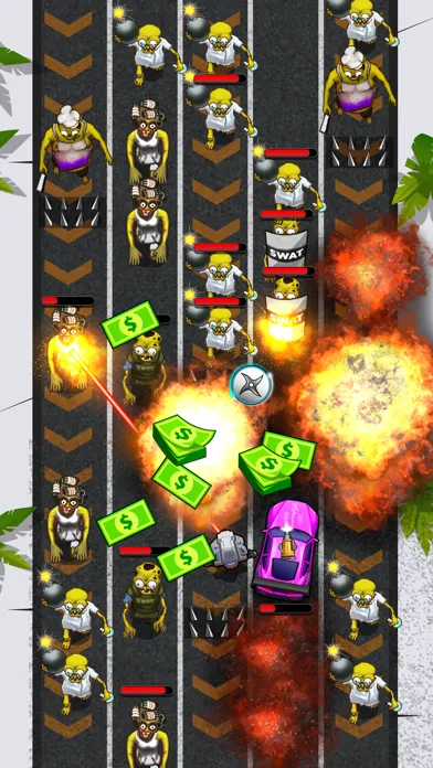 Zombie Car - fast gun shooting Ekran Görüntüleri