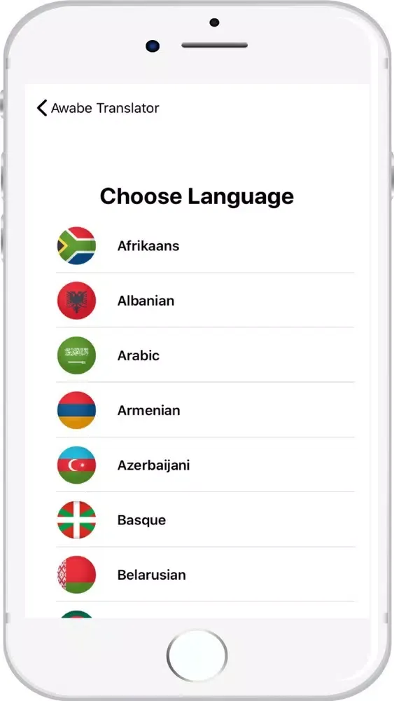 Capturas de tela do Awabe Translator