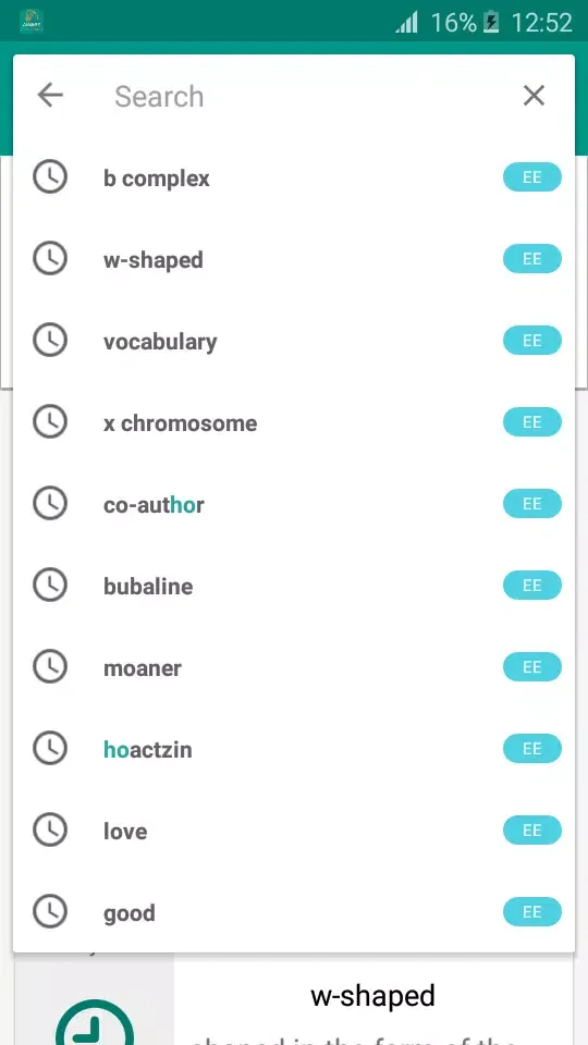 Awabe Dictionary 스크린샷