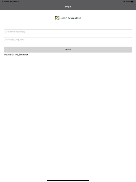 Scan & Validate iPad  Screenshots