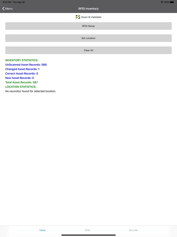 Scan & Validate iPad  Screenshots