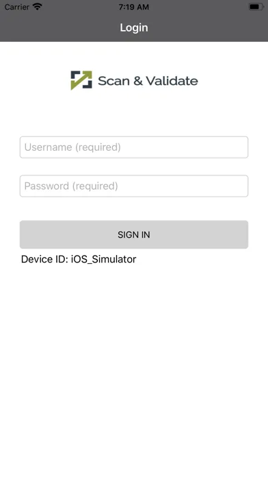Scan & Validate Screenshots