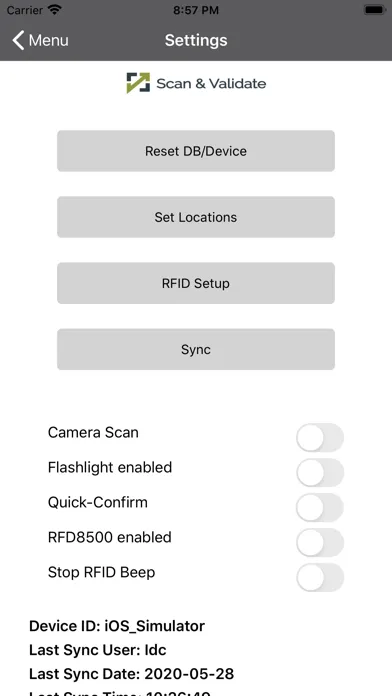 Scan & Validate Screenshots