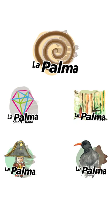 Zrzuty ekranu La Palma Stickers