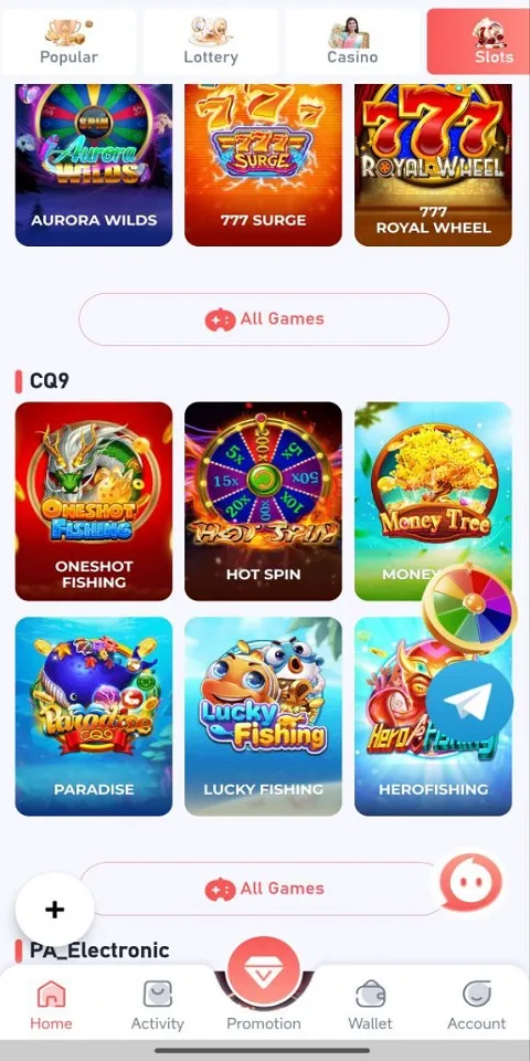 Lucky Spins Games Link Screenshots