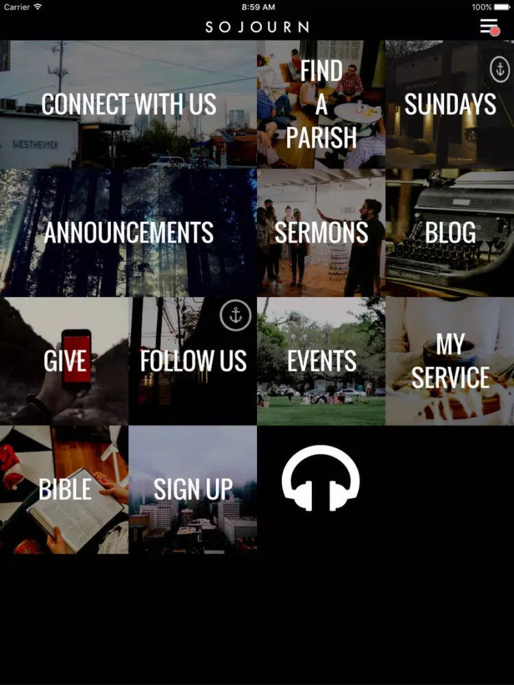 Sojourn Montrose Church iPad 应用截图