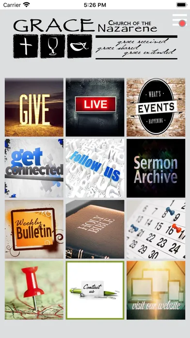 Capturas de tela do Clarksville Grace Church