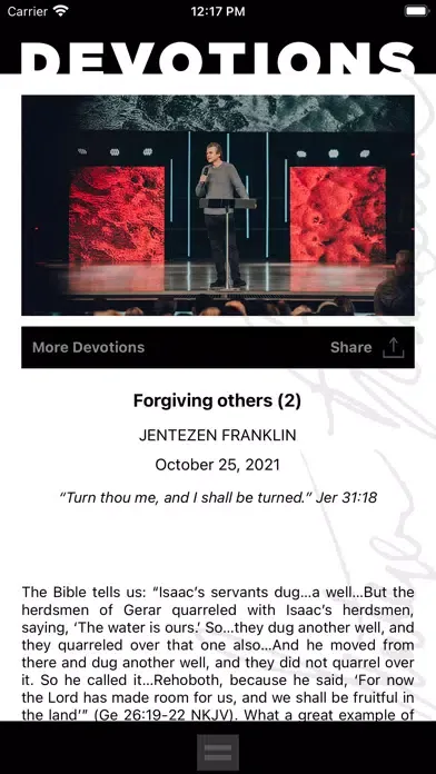 Jentezen Franklin Ministries 스크린샷
