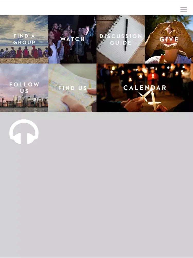 ภาพหน้าจอของ Alethia Church iPad 