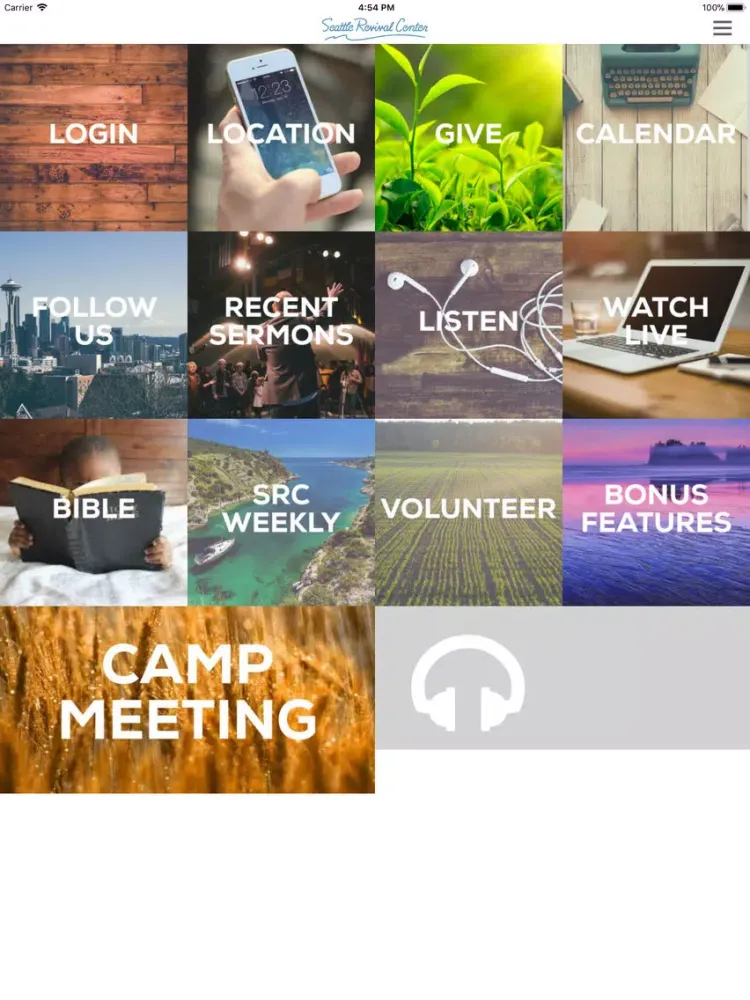 Скриншоты Seattle Revival Center App iPad 