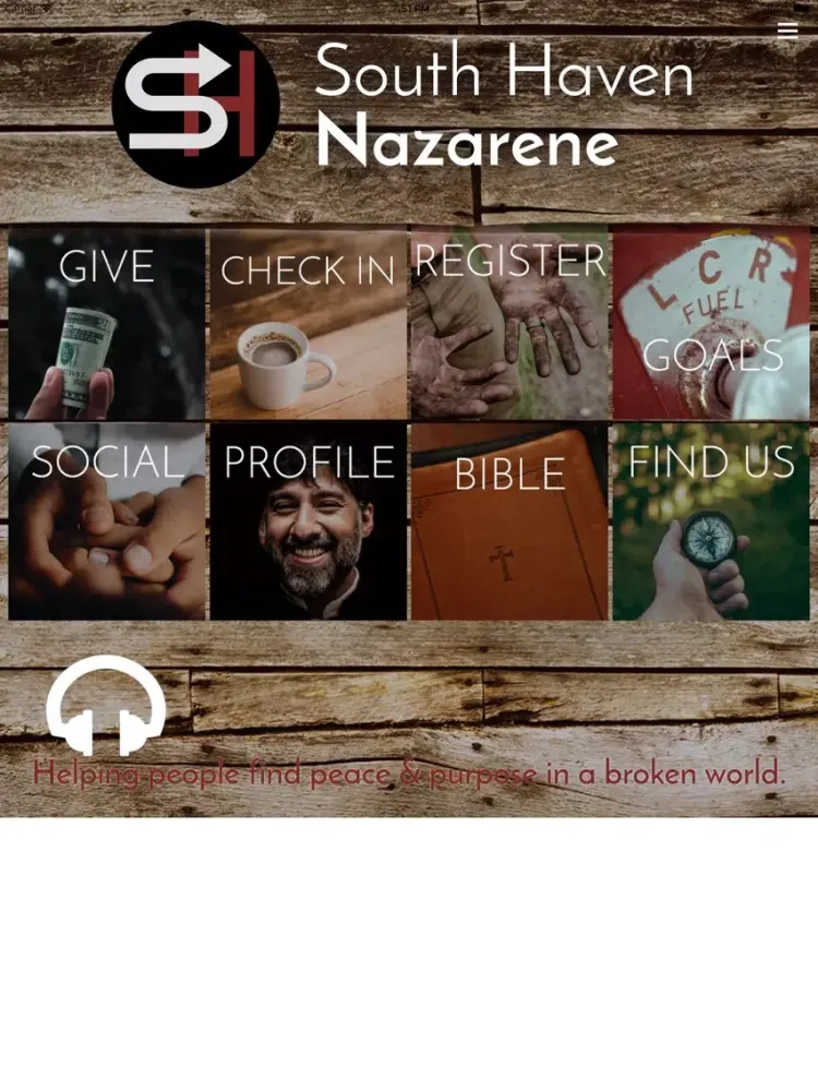 Скриншоты South Haven Nazarene iPad 