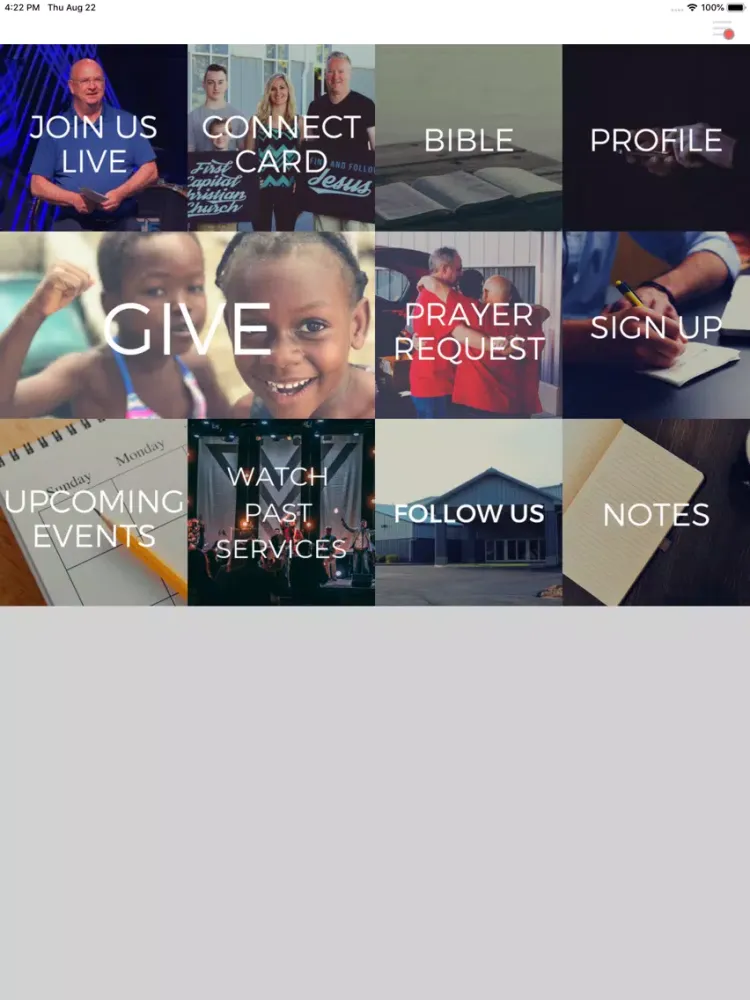 First Capital Christian Church iPad  Screenshots