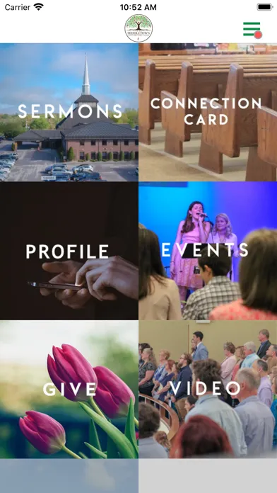 Capturas de tela do Middletown UMC