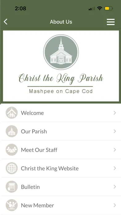 Captures d'écran de Christ the King Parish Mashpee