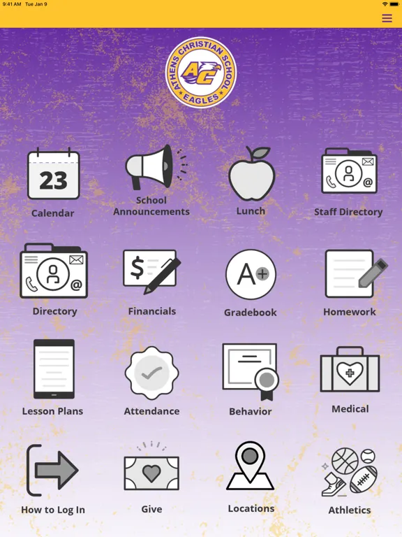 Скриншоты Athens Christian School iPad 