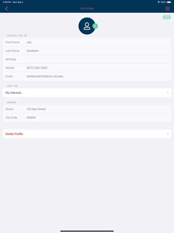 Saratoga Independent School iPad  स्क्रीनशॉट