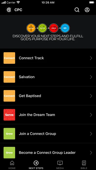 Скриншоты Connect Point App