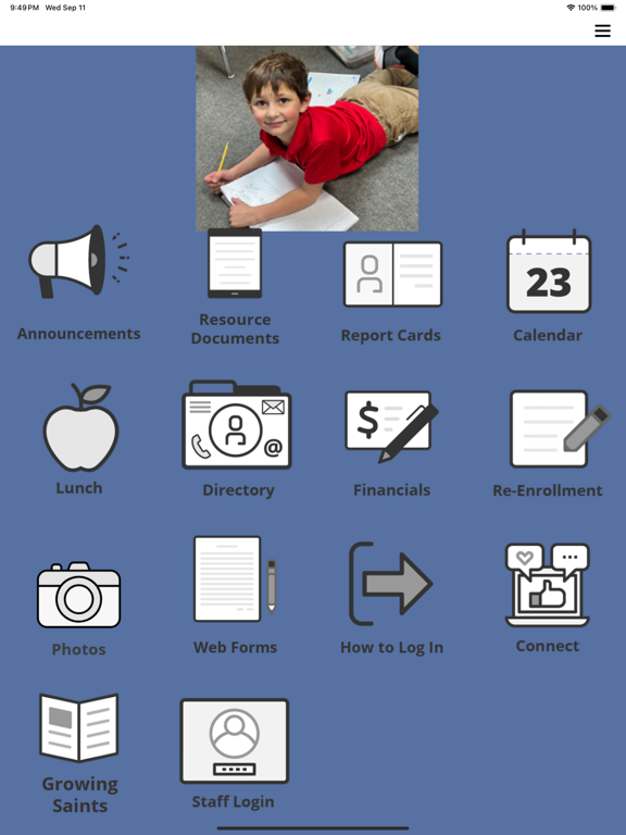 St. Therese Catholic School iPad  Screenshots