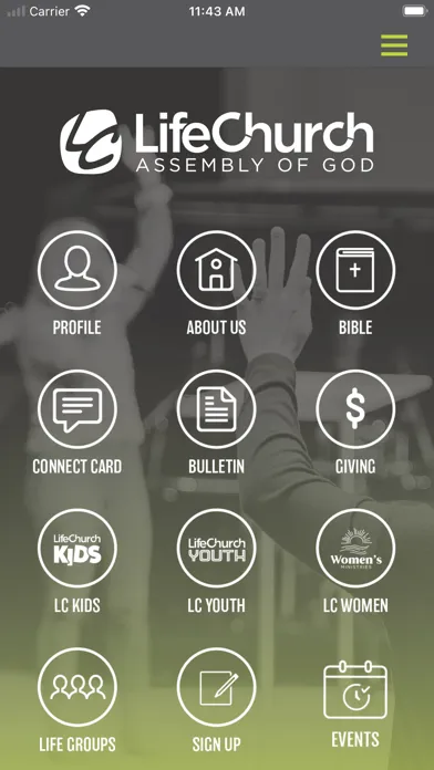 ภาพหน้าจอของ LifeChurch Williston