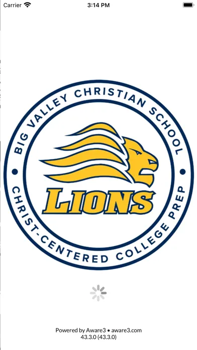 Tangkapan skrin Big Valley Christian School