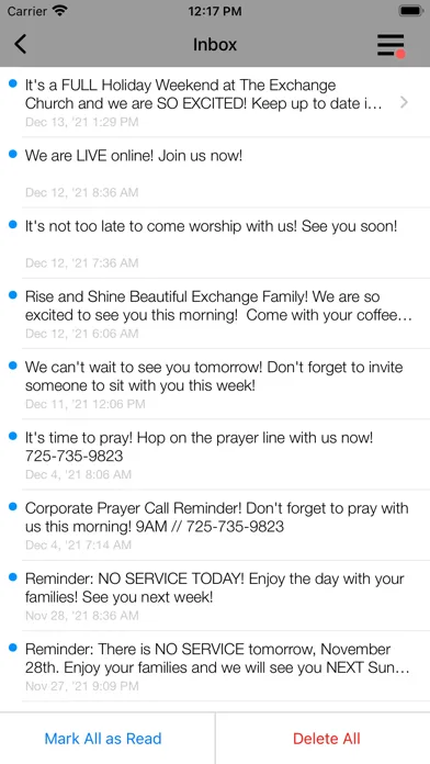 Capturas de tela do The Exchange Church Charlotte