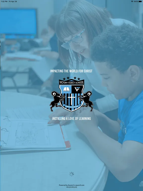 Tangkapan skrin Victory Family School iPad 