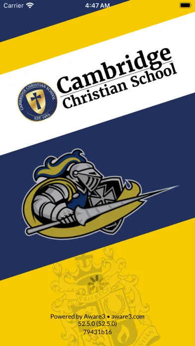 Capturas de tela do Cambridge Christian School