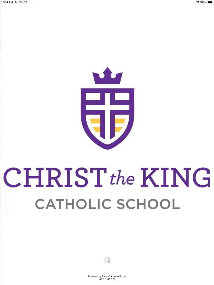 Tangkapan skrin Christ the King School App iPad 